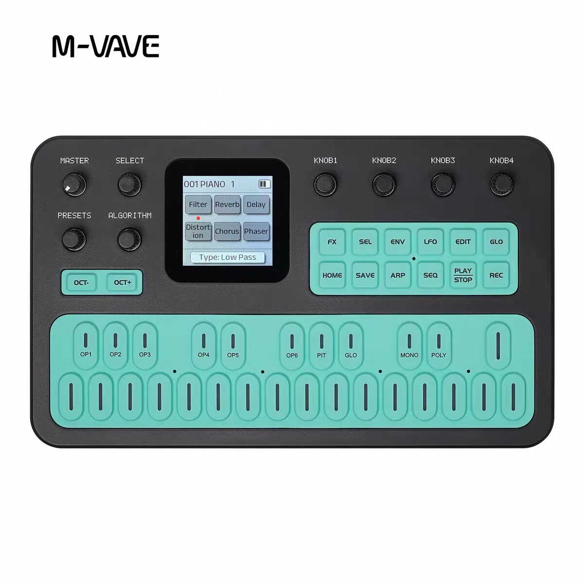 جهاز M-Vave Fm-1 المحمول لصنع  - مراجعة Midi Controller Pad وسعره