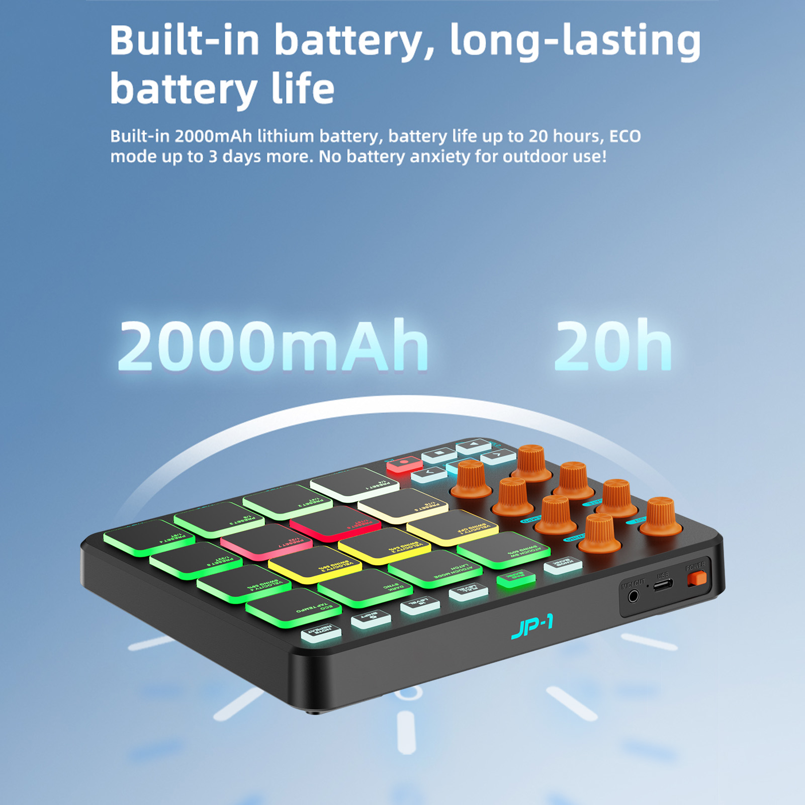 وحدة تحكم MIDI لوحة مفاتيح MID - مراجعة Midi Controller Pad وسعره
